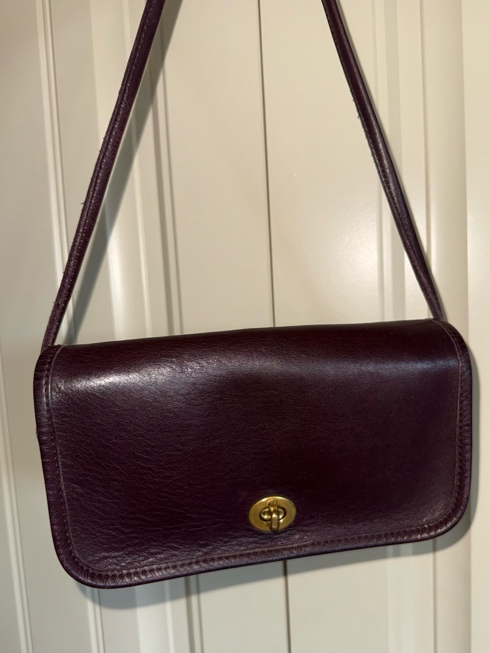 Coach Vintage Newyork Dinky Bag Burgundy